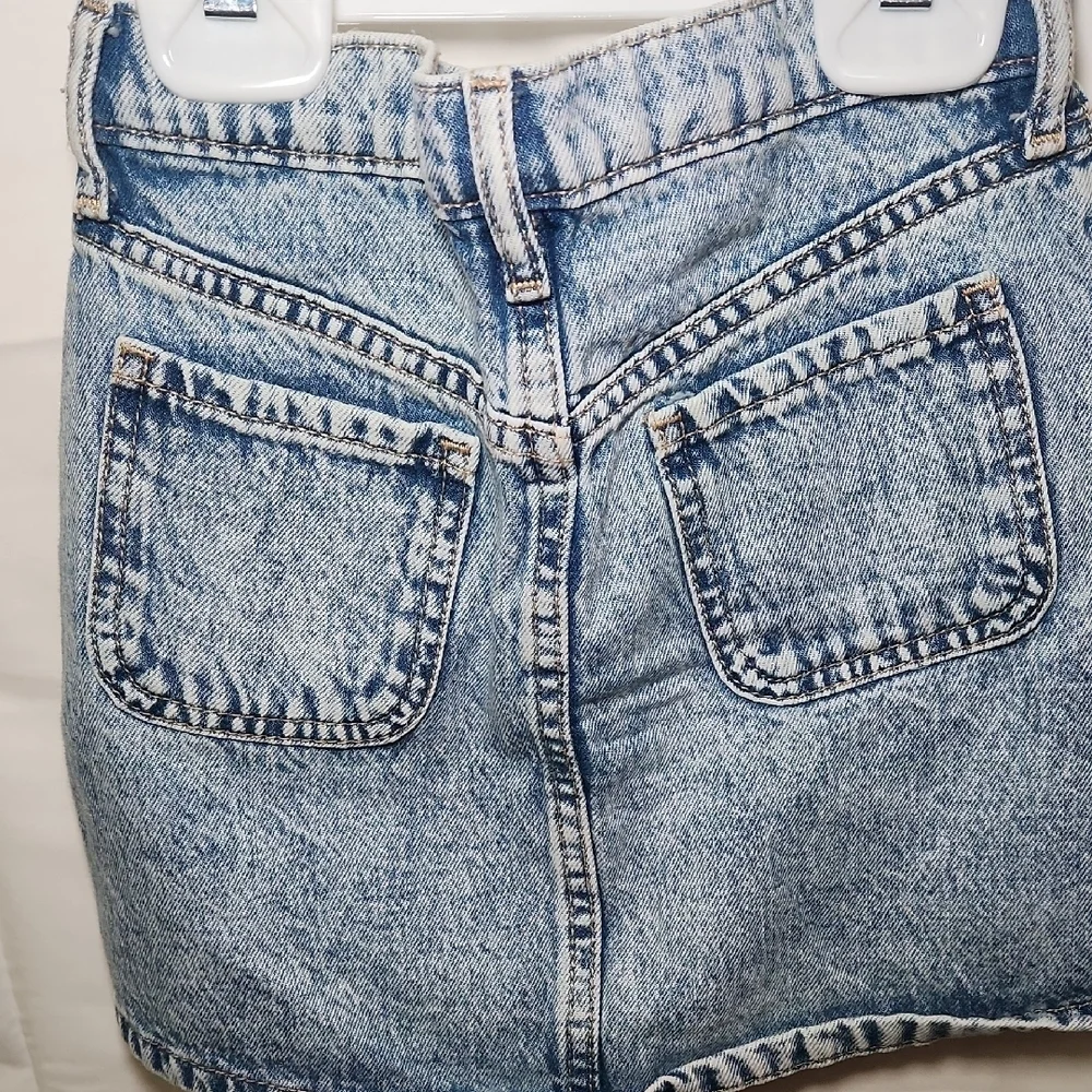 Old Navy Kids Blue Jean Jacket Set with Colorful Buttons